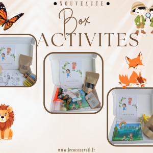 Box activité 2-6 ans - Montessori, Sensoriel & Découvertes